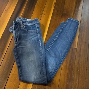 American Eagle Outfitters Dark Blue Skinny Jeans